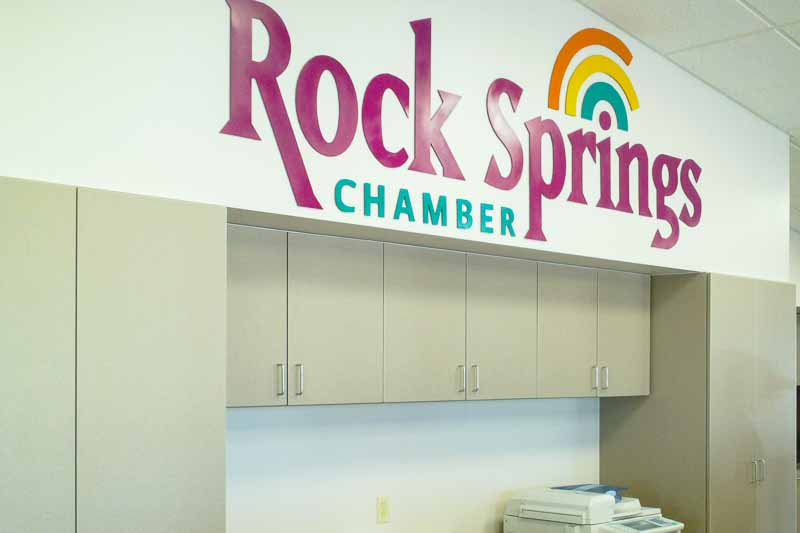 Rock Springs Chamber of Commerce Logo Sign