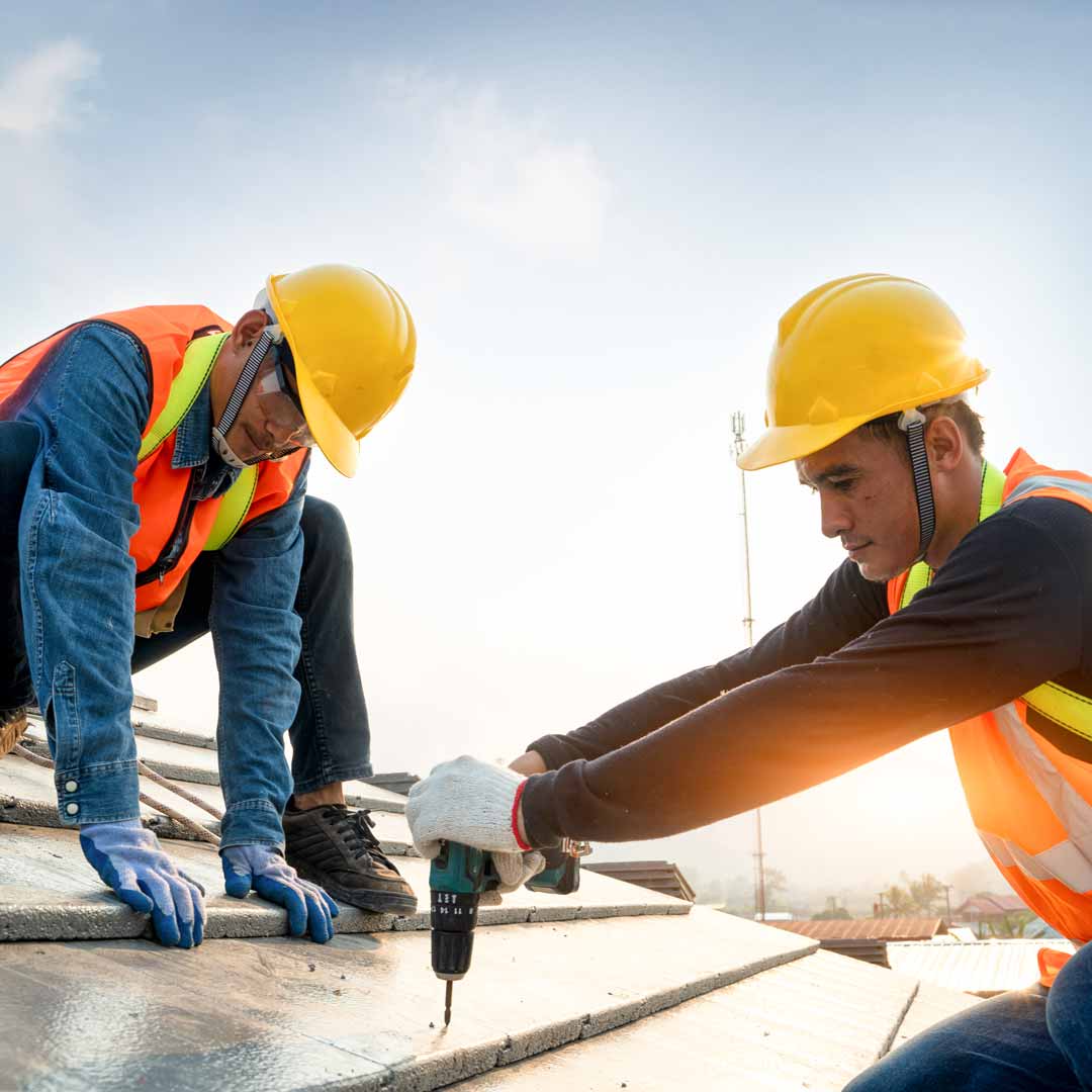 Commercial roofing construction